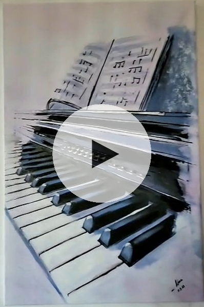 ArteDiAlina.com painting: Music for Eyes